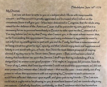George Washington Letter